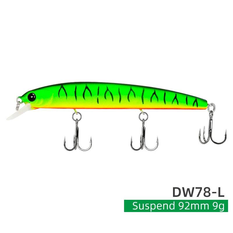 TSURINOYA 92SP Suspending Minnow – DW78 - Fish & Cheaps | Fishing & Outdoor Gear