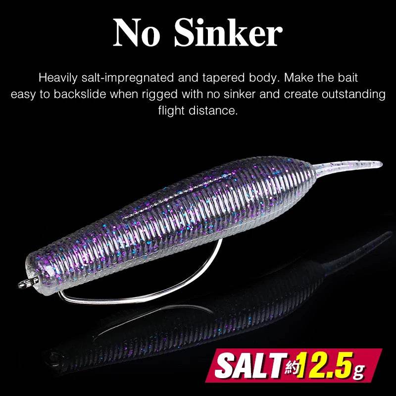 TSURINOYA AMBUSH 96.5mm No Sinker Soft Bait - Fish & Cheaps | Fishing & Outdoor Gear