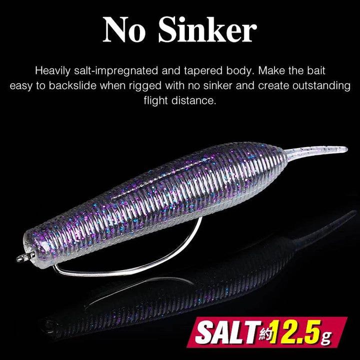 TSURINOYA AMBUSH 96.5mm No Sinker Soft Bait - Fish & Cheaps | Fishing & Outdoor Gear