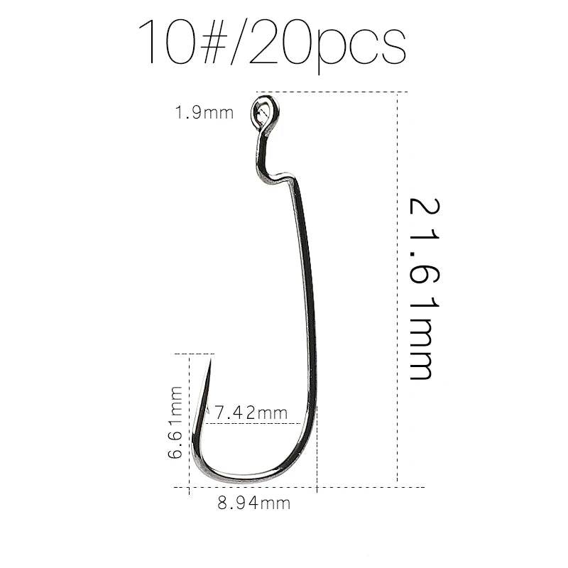 Supercontinent Offset Carbon Steel Crank Hooks – Big Rings - Fish & Cheaps | Fishing & Outdoor Gear
