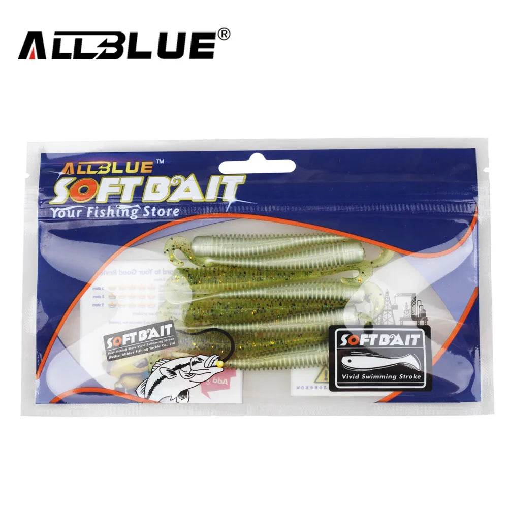 ALLBLUE DOMI Single Tail Soft Bait – Premium Grub Lure - Fish & Cheaps | Fishing & Outdoor Gear
