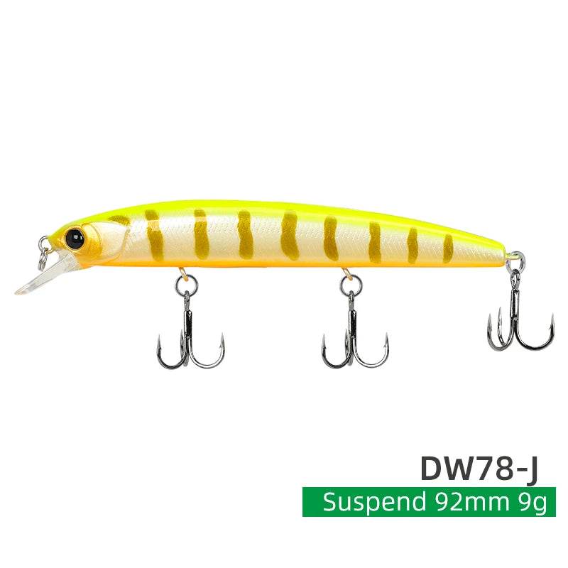 TSURINOYA 92SP Suspending Minnow – DW78 - Fish & Cheaps | Fishing & Outdoor Gear