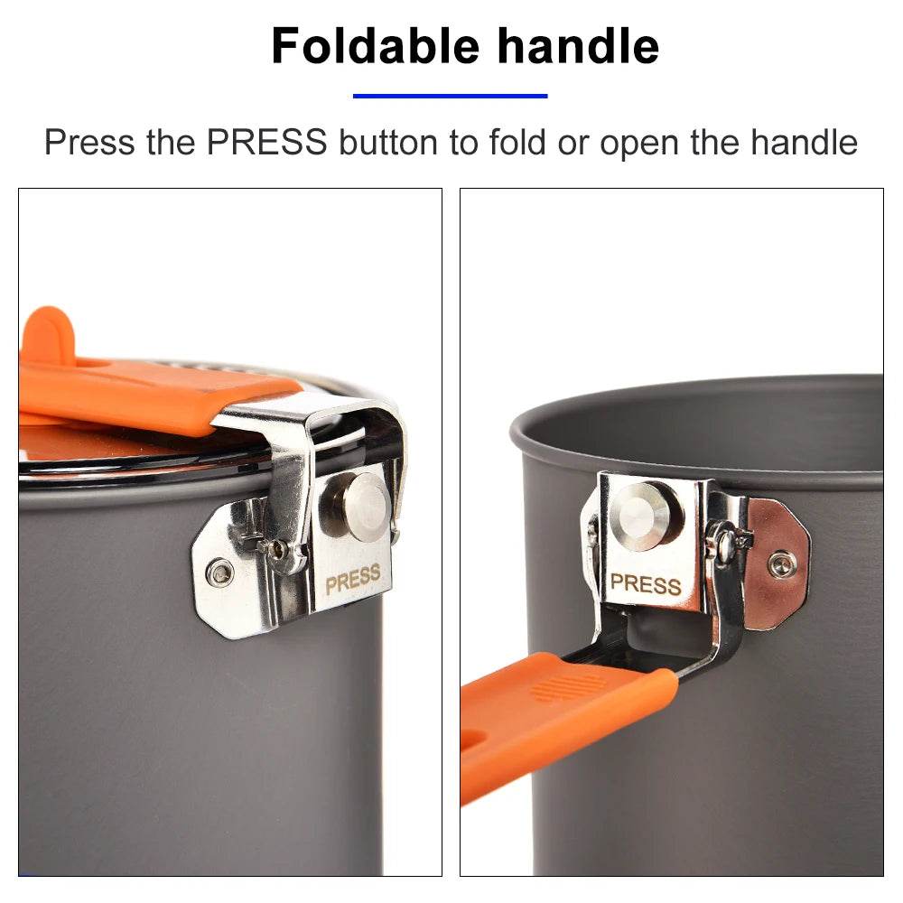 Widesea 1.6L Folding Pot — Compact Camp Cookware - Fish & Cheaps | Fishing & Outdoor Gear