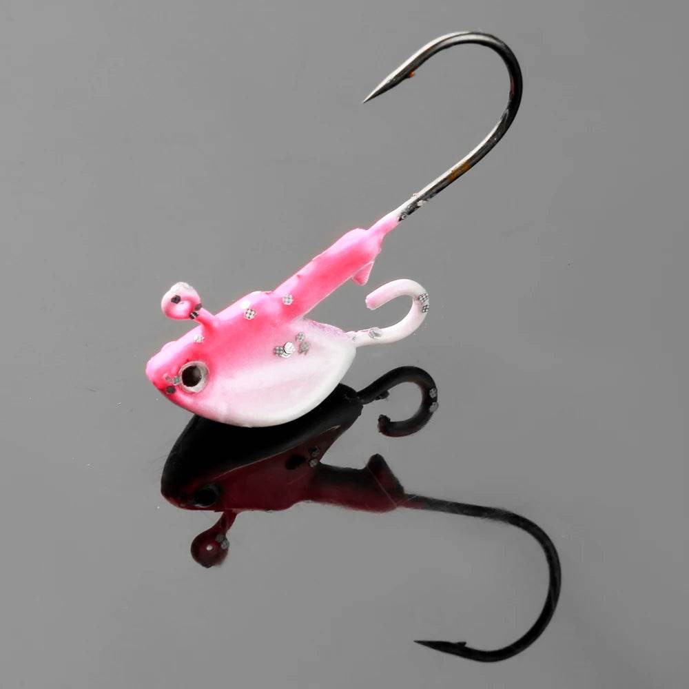 JOHNCOO 5pcs Multicolour Jig Head Hooks - Fish & Cheaps | Fishing & Outdoor Gear