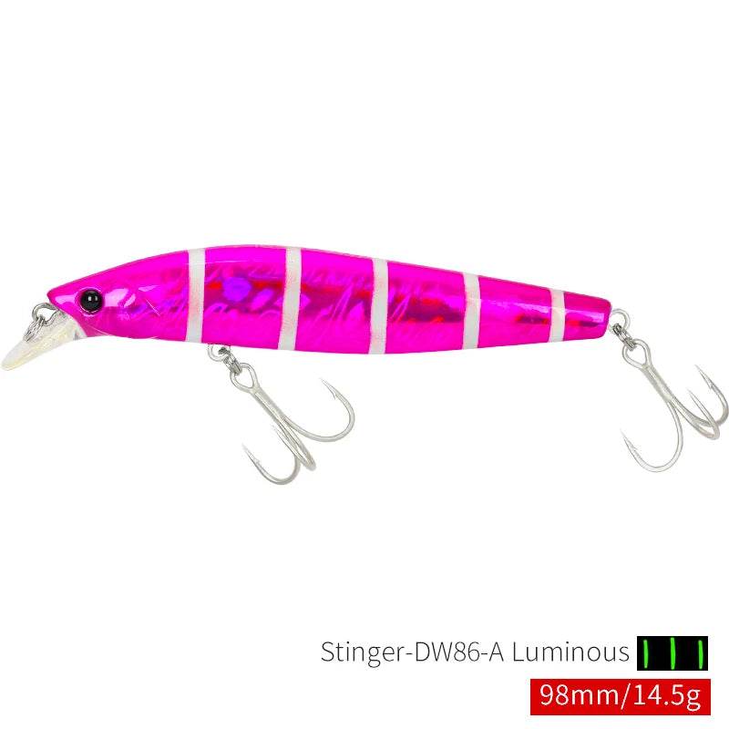 TSURINOYA 98SP Suspending Minnow – Ultra Long Casting Lure - Fish & Cheaps | Fishing & Outdoor Gear