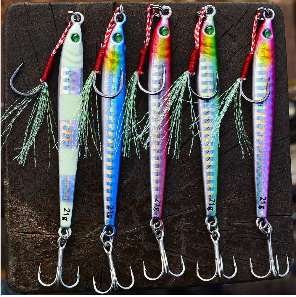 PROBEROS 80–100g Metal Jig Bait – Premium Trolling Lure - Fish & Cheaps | Fishing & Outdoor Gear