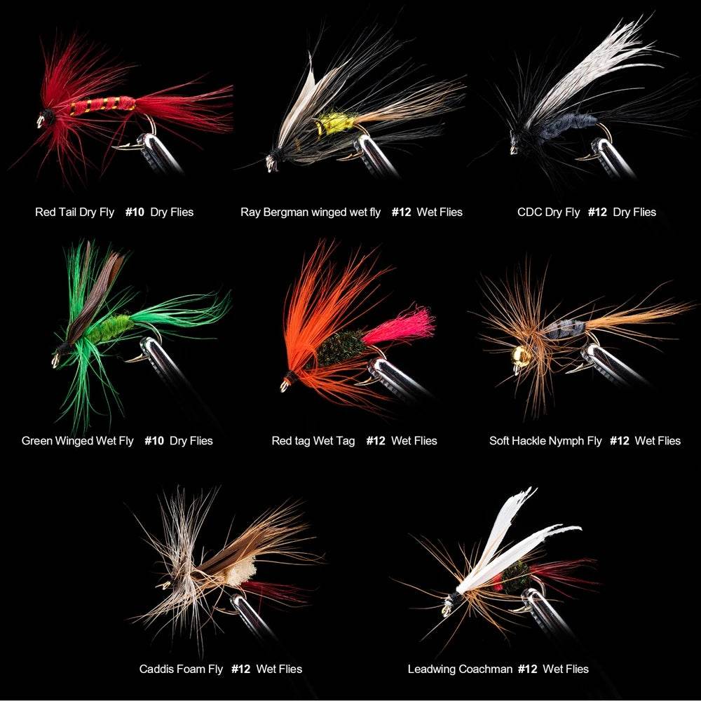 Goture 100pcs Fly Fishing Lure Kit – Complete Trout & Pike Set - Fish & Cheaps | Fishing & Outdoor Gear