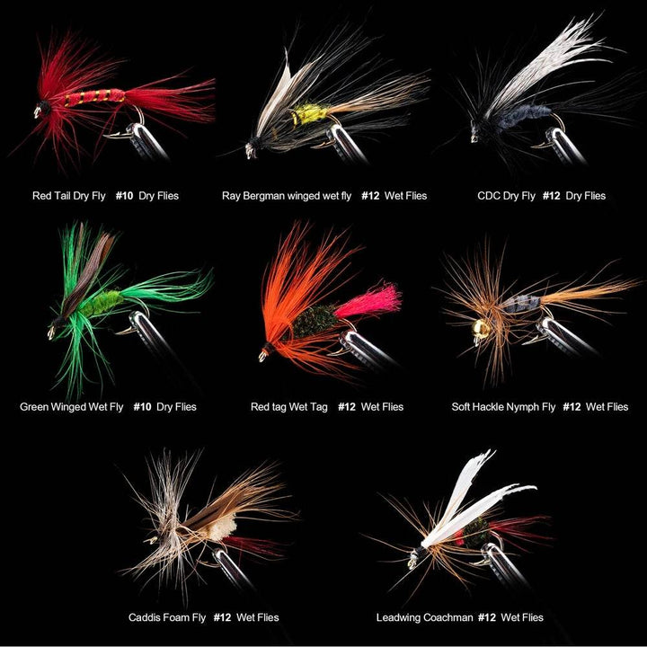 Goture 100pcs Fly Fishing Lure Kit – Complete Trout & Pike Set - Fish & Cheaps | Fishing & Outdoor Gear