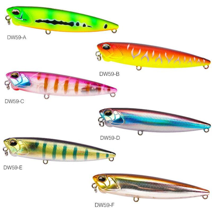 TSURINOYA DW59 Floating Pencil Lure Set - Fish & Cheaps | Fishing & Outdoor Gear