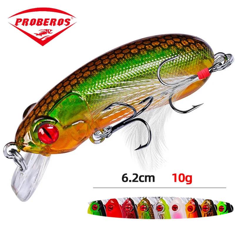 PROBEROS 6.2cm Floating Minnow – Precision Lure Action - Fish & Cheaps | Fishing & Outdoor Gear