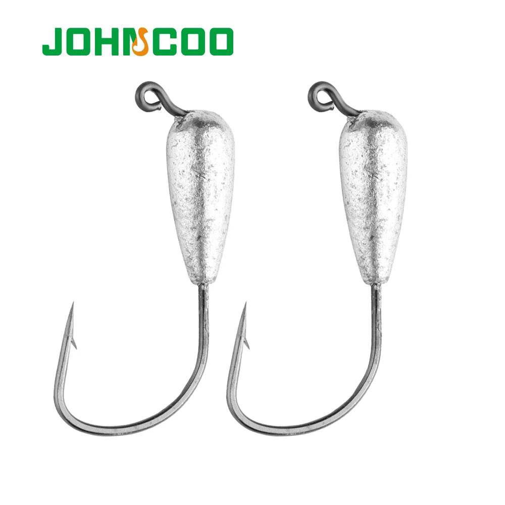 JOHNCOO Water Drop Jig Head Hooks - Fish & Cheaps | Fishing & Outdoor Gear