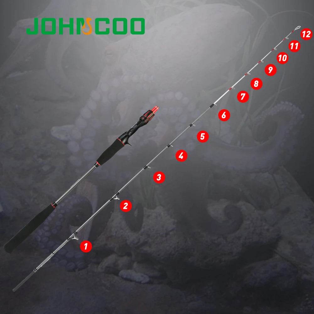 JOHNCOO Super Light Cuttlefish Jig Rod - Fish & Cheaps | Fishing & Outdoor Gear