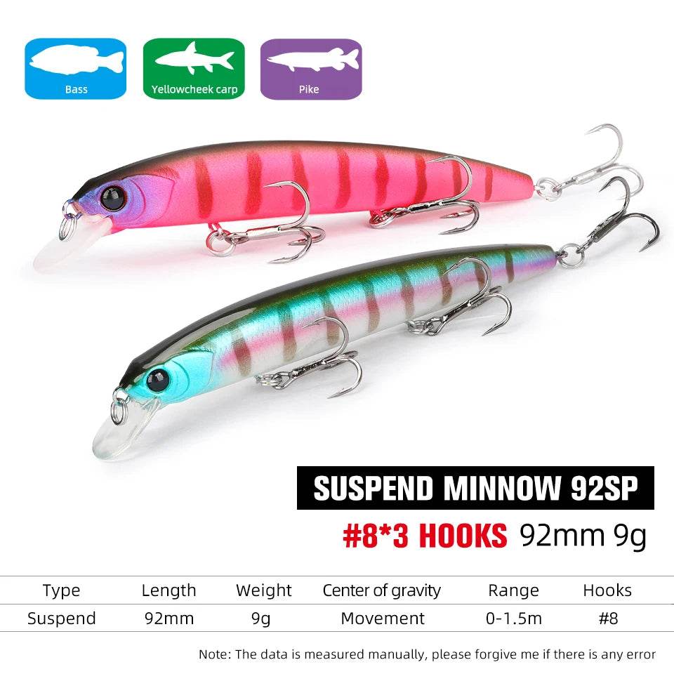 TSURINOYA 92SP Suspending Minnow – DW78 - Fish & Cheaps | Fishing & Outdoor Gear