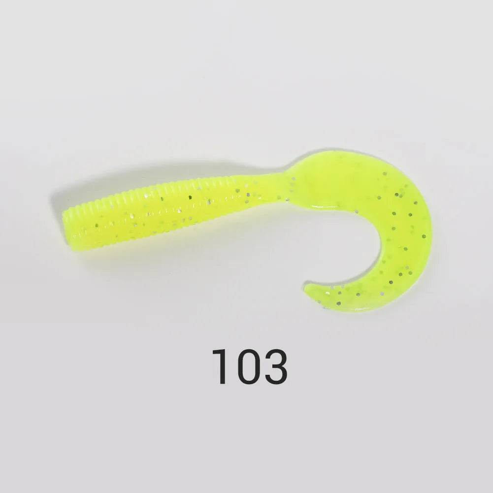 Noeby Grub Silicone Soft Lure – Lifelike Tail Action - Fish & Cheaps | Fishing & Outdoor Gear