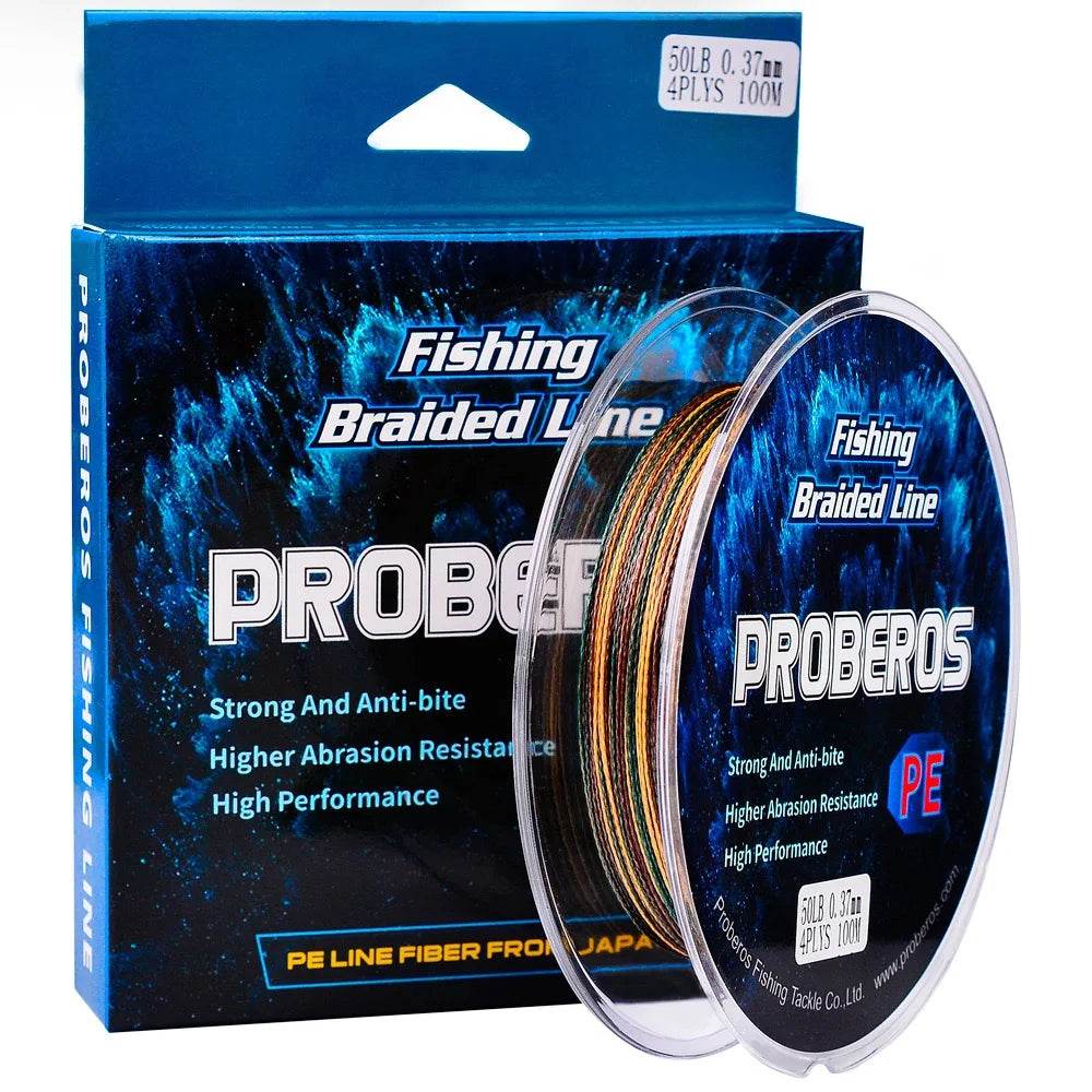PROBEROS 4-Strand 100m Braided Fishing Line - Fish & Cheaps | Fishing & Outdoor Gear