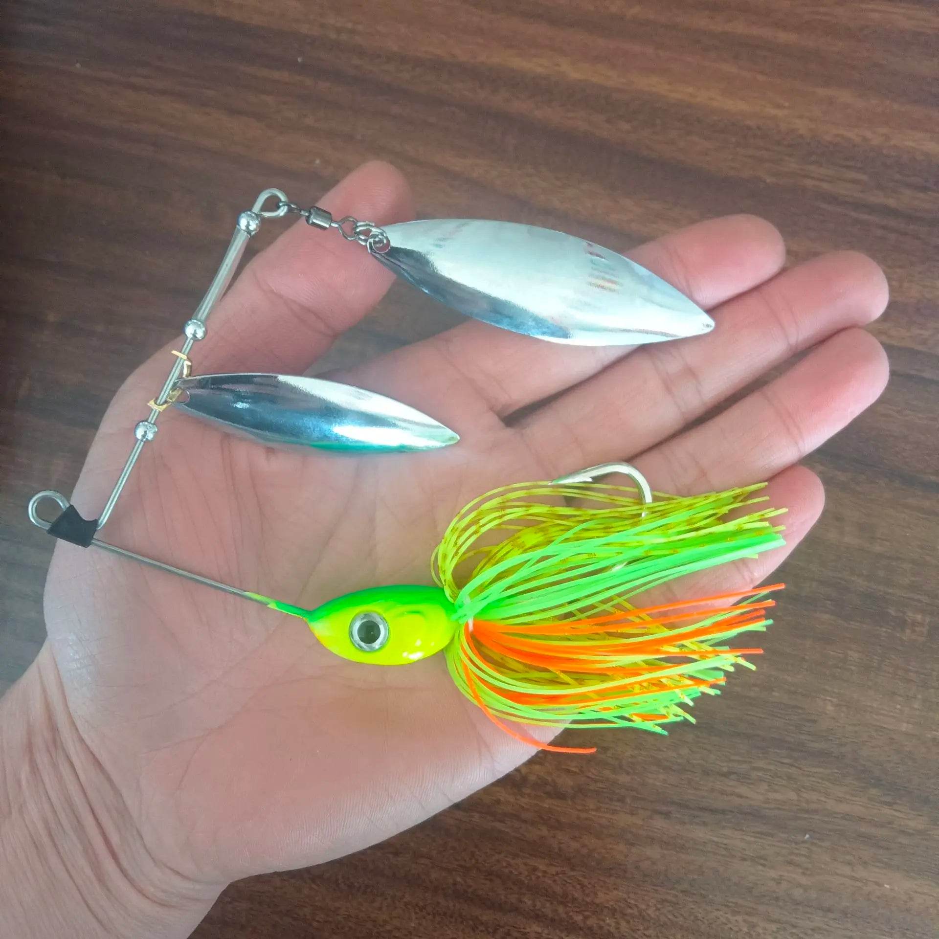 JOHNCOO 50g Double Blade Spinnerbait - Fish & Cheaps | Fishing & Outdoor Gear