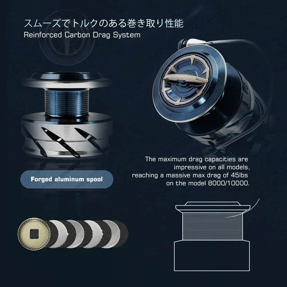 Noeby INFINITE Saltwater Spinning Reel - Fish & Cheaps | Fishing & Outdoor Gear