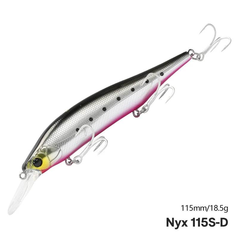 TSURINOYA 115S NYX Sinking Minnow Jerkbait - Fish & Cheaps | Fishing & Outdoor Gear