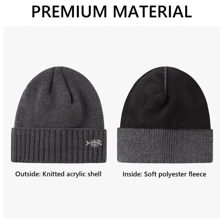 BASSDASH Winter Fleece Beanie – Unisex Cosy Protection - Fish & Cheaps | Fishing & Outdoor Gear