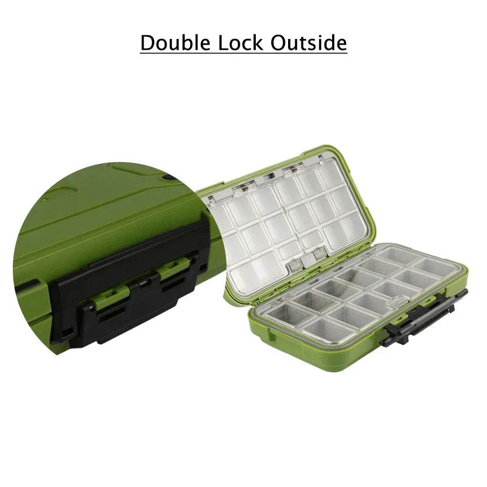 Goture Waterproof Double Side Tackle Box - Fish & Cheaps | Fishing & Outdoor Gear
