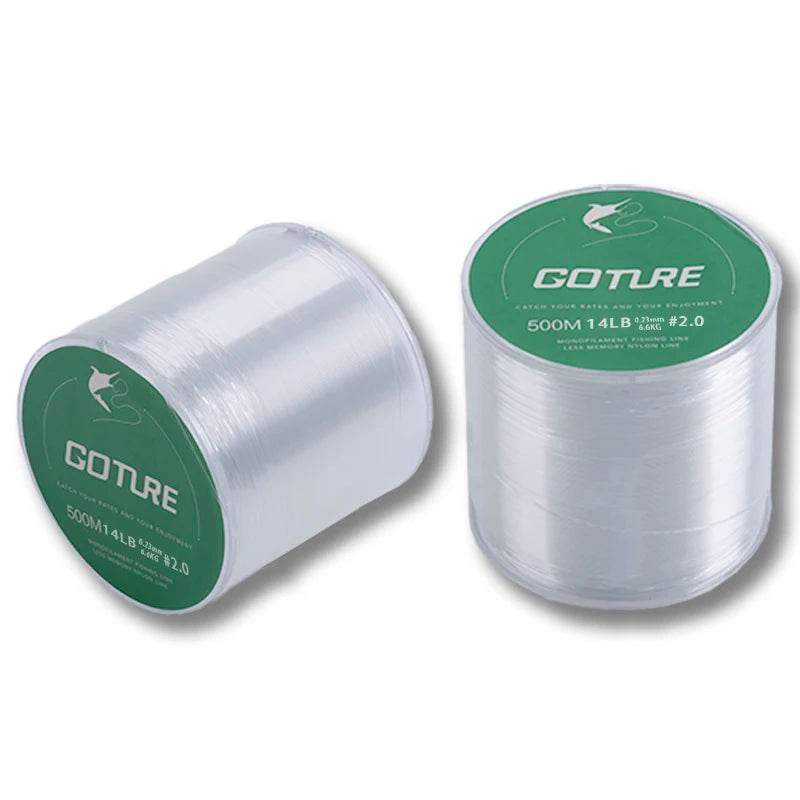 Goture 2PCS 500m Monofilament Nylon Fishing Line - Fish & Cheaps | Fishing & Outdoor Gear