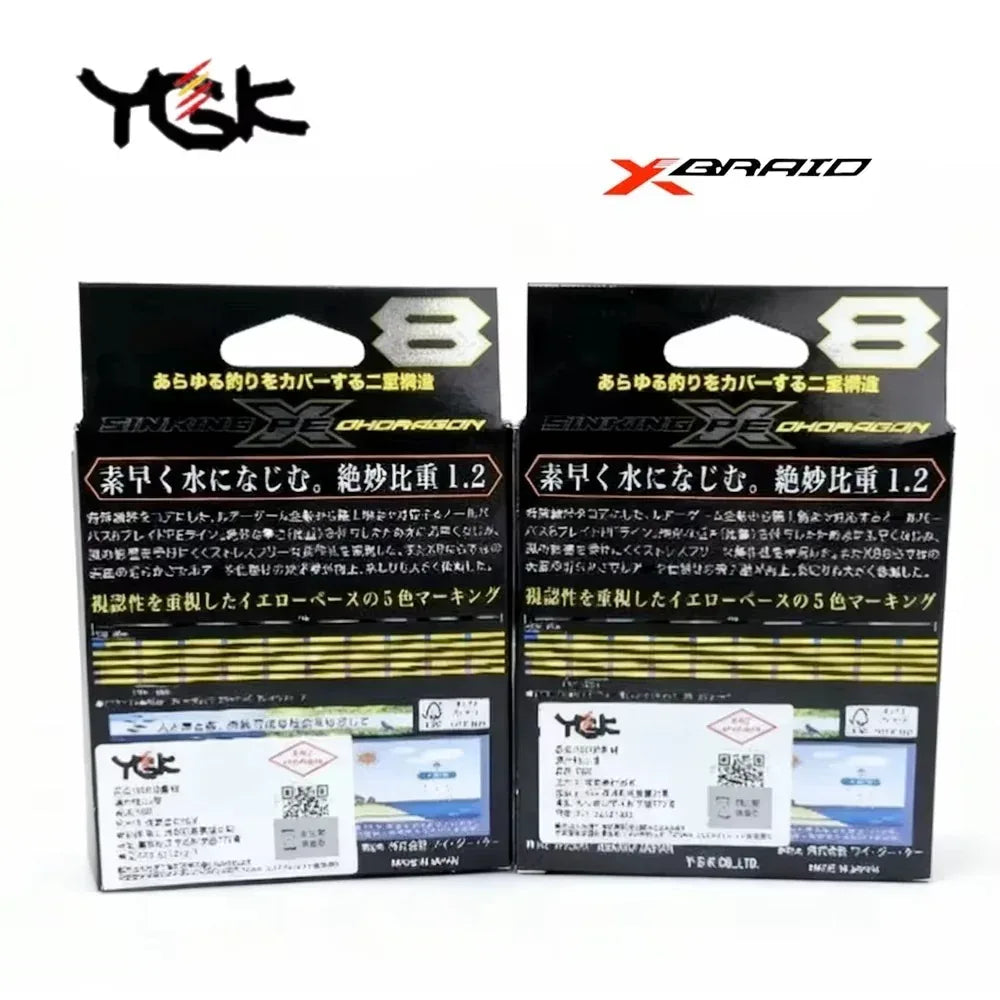 YGK X-Braid Ohdragon X8 Sinking PE Fishing Line - Fish & Cheaps | Fishing & Outdoor Gear