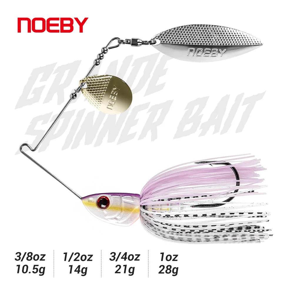 NOEBY Spinnerbait Double Willow Blade Lure - Fish & Cheaps | Fishing & Outdoor Gear