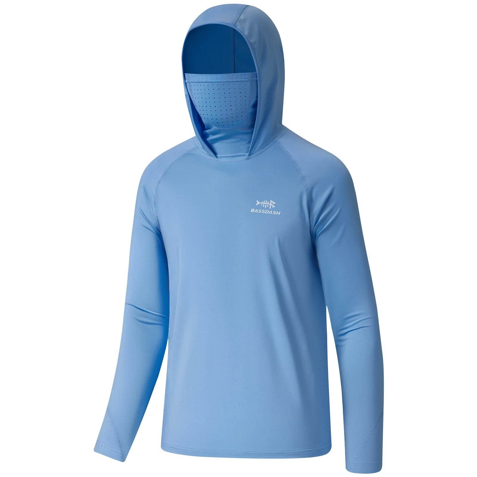 BASSDASH Youth UPF 50+ Hooded Shirt with Mask - Fish & Cheaps | Fishing & Outdoor Gear