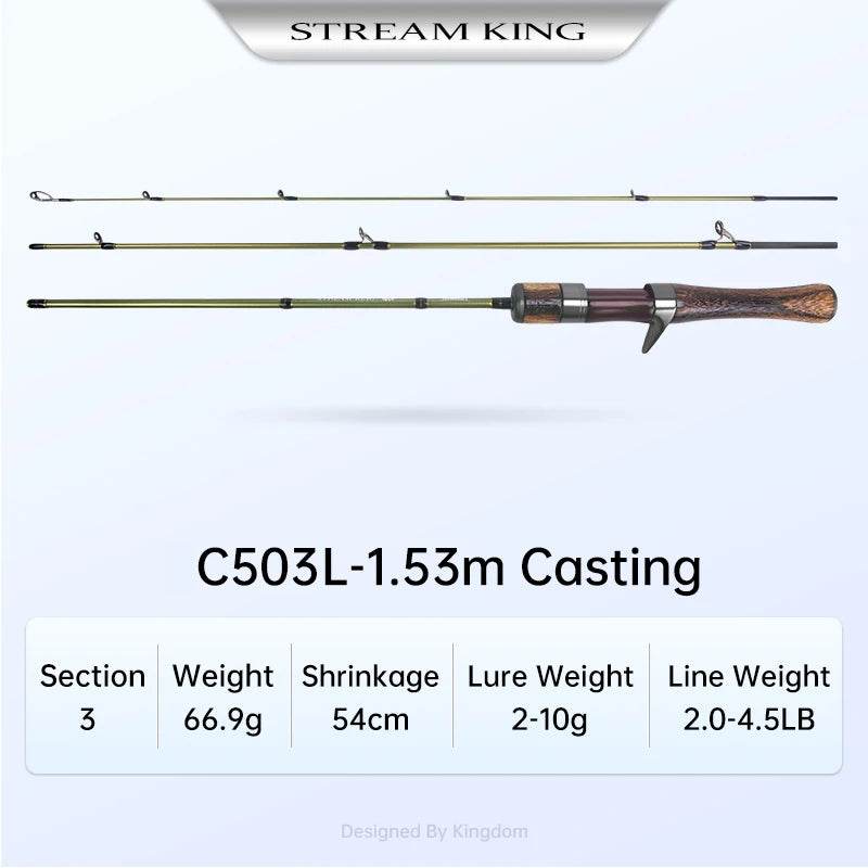 KINGDOM STREAM KING Ultralight Carbon Rod – Travel Perfection - Fish & Cheaps | Fishing & Outdoor Gear