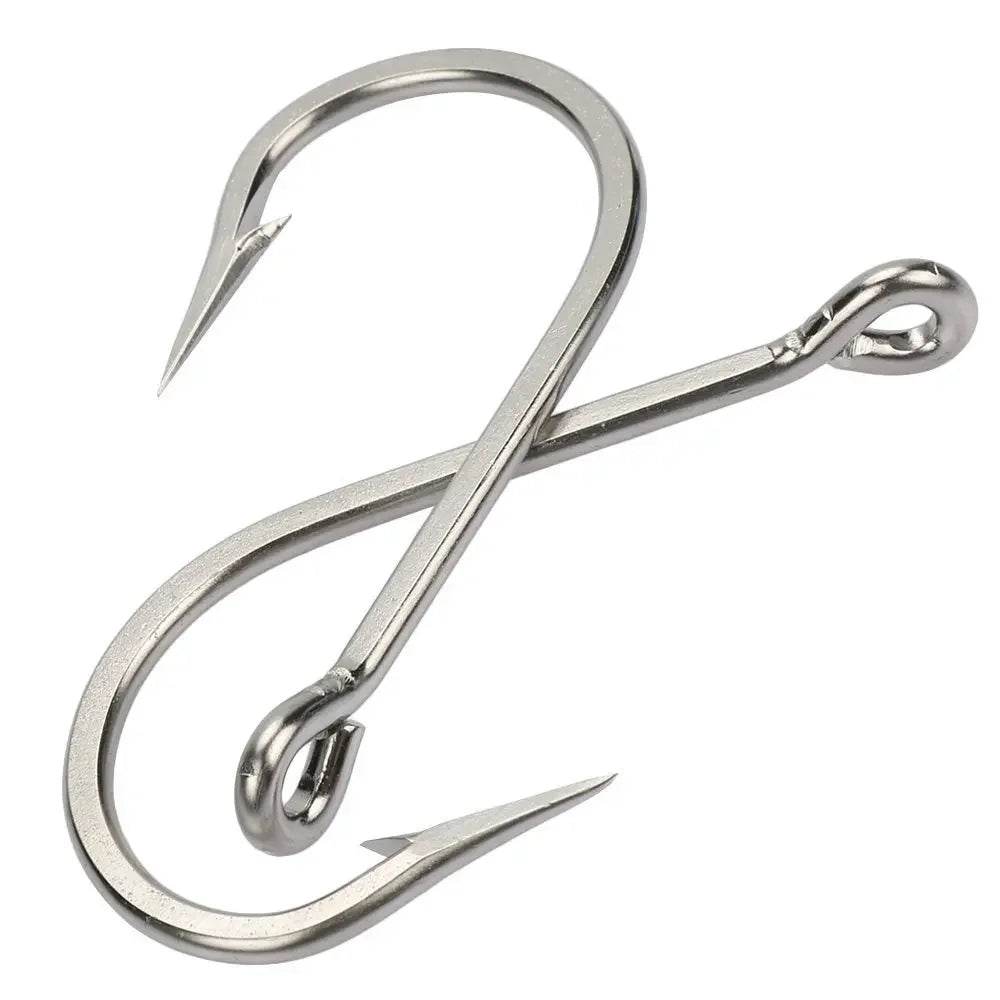 Goture 10pc Stainless Steel Saltwater Hooks - Fish & Cheaps | Fishing & Outdoor Gear