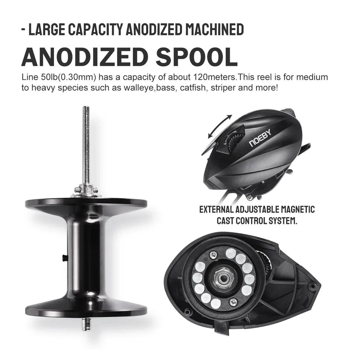 Noeby-Pike Baitcasting Reel – Power & Precision - Fish & Cheaps | Fishing & Outdoor Gear