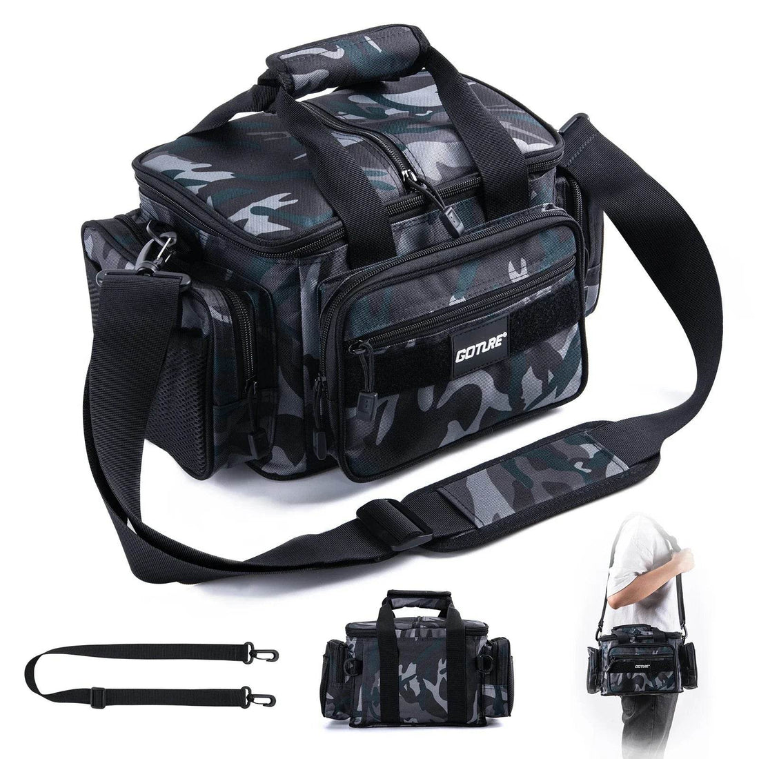 Goture High-Capacity Fishing Tackle Bag - Fish & Cheaps | Fishing & Outdoor Gear