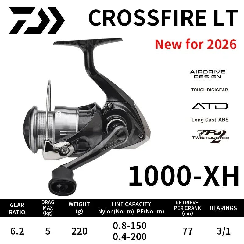 Daiwa Crossfire CS LT 2026 Spinning Reel - Fish & Cheaps | Fishing & Outdoor Gear