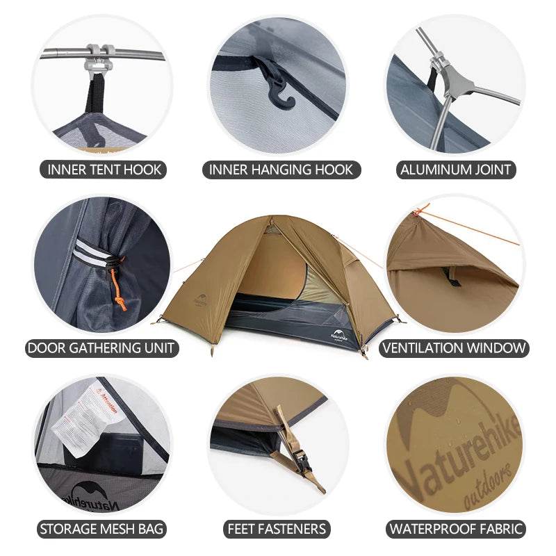 Naturehike Cycling Tent — Ultralight 1-Person Shelter - Fish & Cheaps | Fishing & Outdoor Gear
