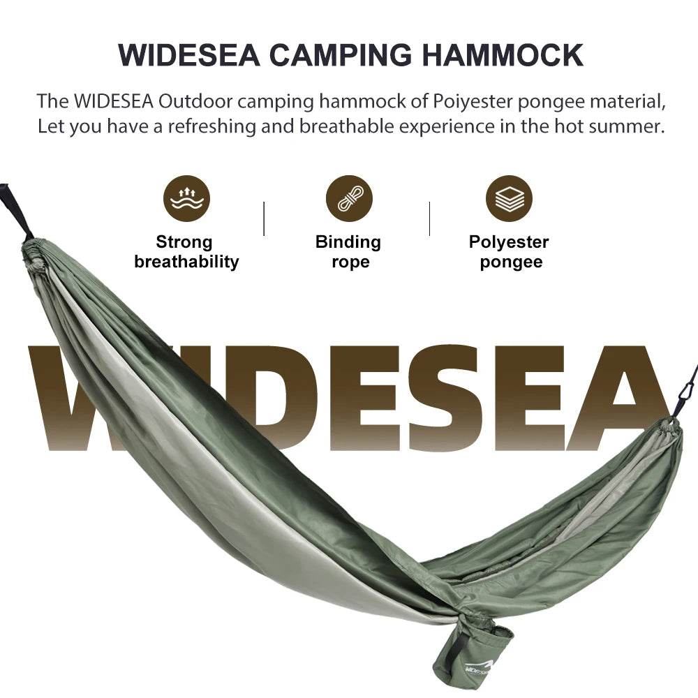 Widesea Camping Hammock – Double/Single Portable Hanging Bed - Fish & Cheaps | Fishing & Outdoor Gear