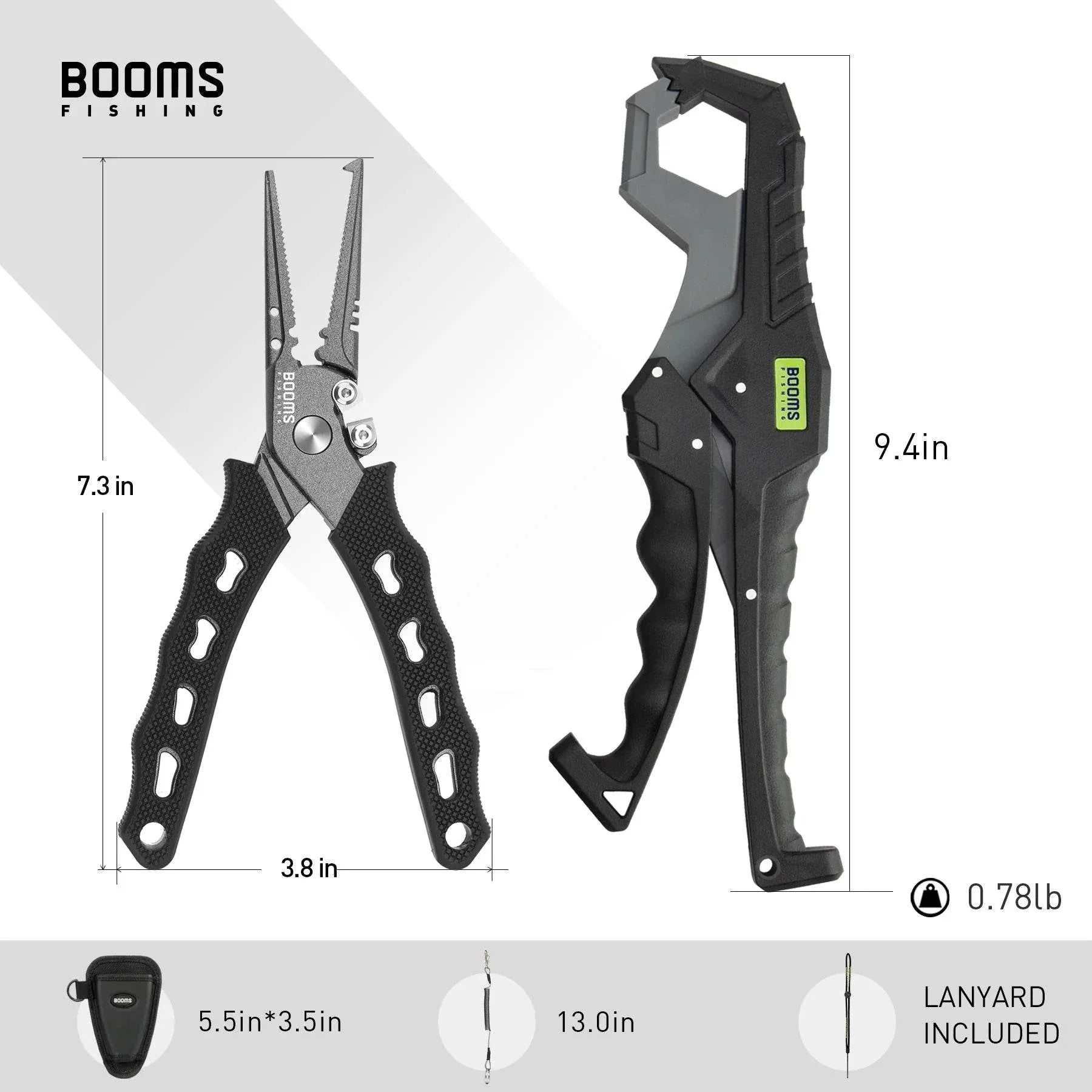 Booms Fishing G5F7 Pliers & Gripper Set – Anti-Rust - Fish & Cheaps | Fishing & Outdoor Gear
