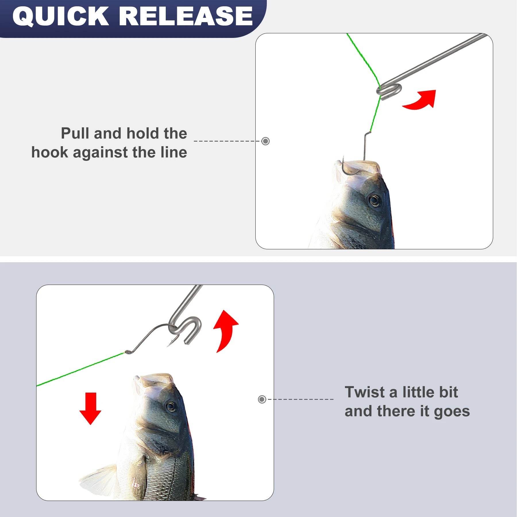 Booms Fishing XW22 Stainless Steel Hook Remover - Fish & Cheaps | Fishing & Outdoor Gear