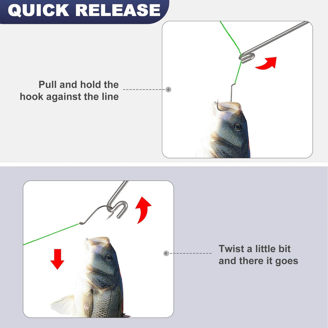 Booms Fishing XW22 Stainless Steel Hook Remover - Fish & Cheaps | Fishing & Outdoor Gear