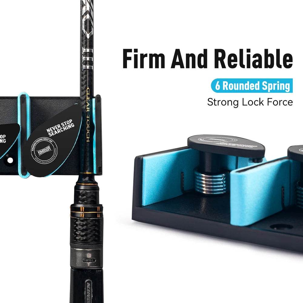 Kingdom 6-Rod Wall Storage Rack - Fish & Cheaps | Fishing & Outdoor Gear