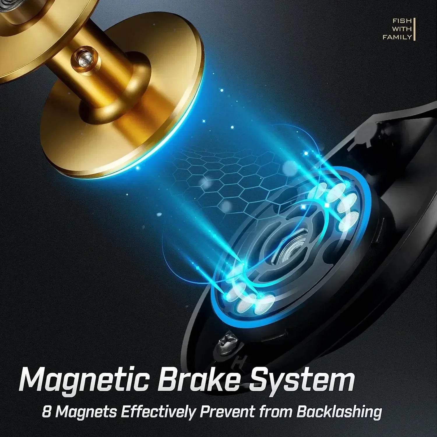 Piscifun Alijoz 300 Baitcasting Reel – 15KG Max Drag - Fish & Cheaps | Fishing & Outdoor Gear