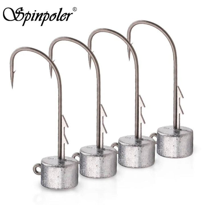 Spinpoler Ned Rig Jig Heads – Ultra-Sharp Barbed Precision - Fish & Cheaps | Fishing & Outdoor Gear