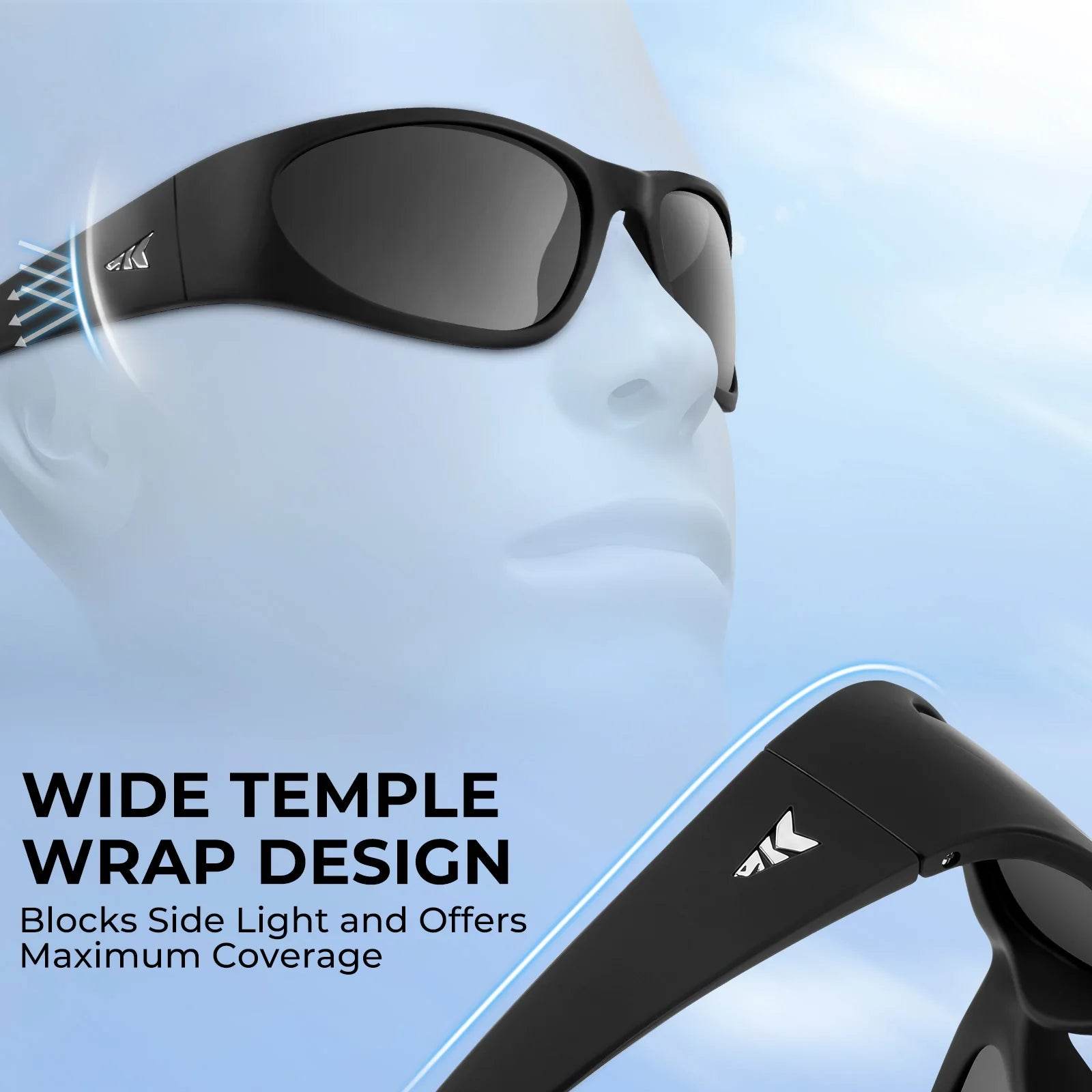 KastKing Raccoon Polarised Sport Sunglasses - Fish & Cheaps | Fishing & Outdoor Gear