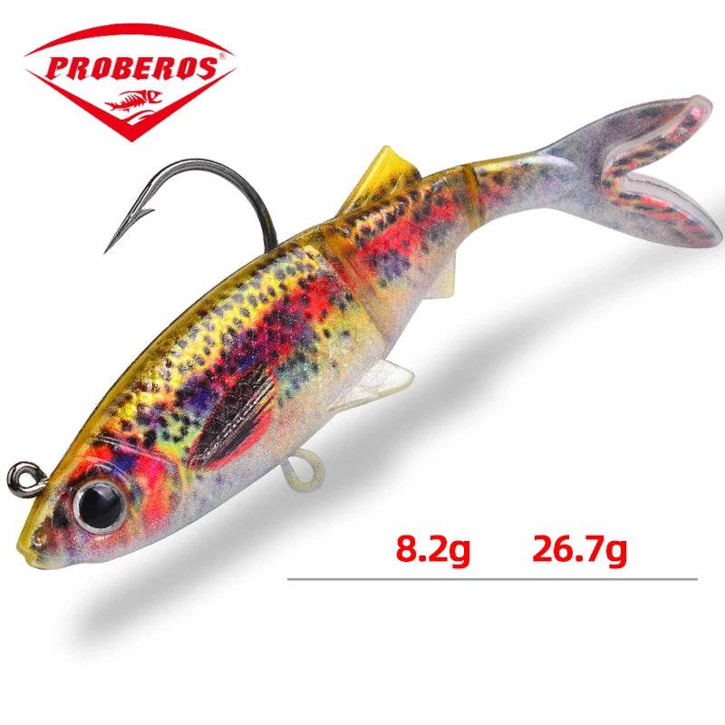 PROBEROS Soft Lure Jig – Versatile Artificial Bait - Fish & Cheaps | Fishing & Outdoor Gear