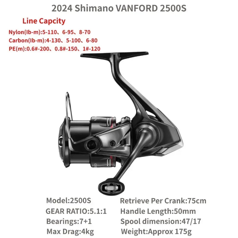 Shimano 2024 Vanford Spinning Reel - Fish & Cheaps | Fishing & Outdoor Gear