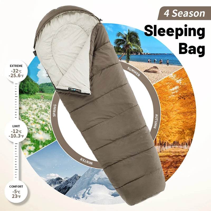 Naturehike MJ300 MJ600 Mummy Sleeping Bag - Fish & Cheaps | Fishing & Outdoor Gear