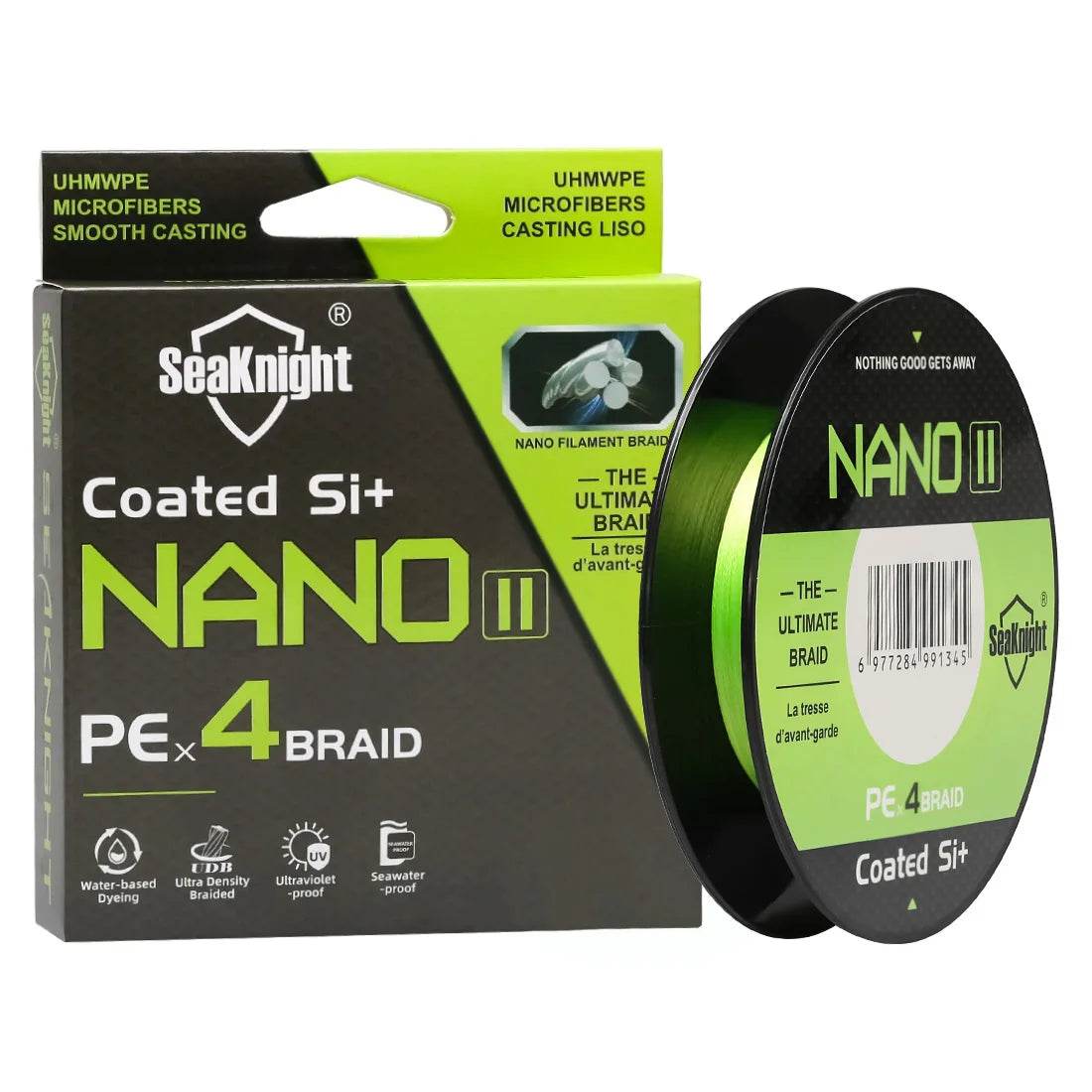 SeaKnight NANO II 4 Strand PE Braided Line - Fish & Cheaps | Fishing & Outdoor Gear