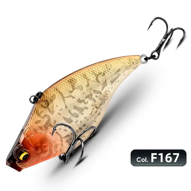 MEREDITH 75mm 19g Vibration Fishing Lure Lipless Crankbaits Sinking Hard Lure Artificial VIB Bait Bass Fishing Lures