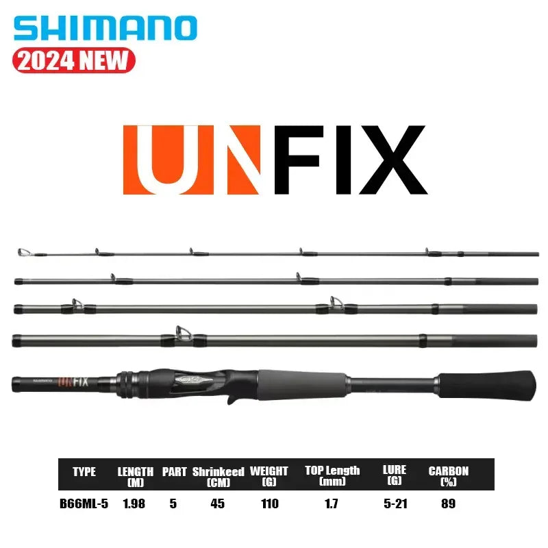 SHIMANO UNFIX Portable Spinning/Casting Rod - Fish & Cheaps | Fishing & Outdoor Gear