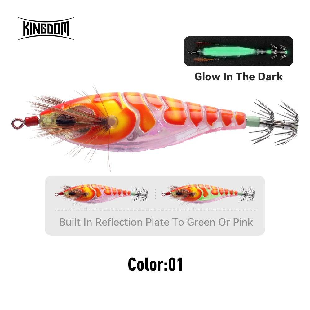 Kingdom EGIKING Luminous Squid Jigs - Fish & Cheaps | Fishing & Outdoor Gear
