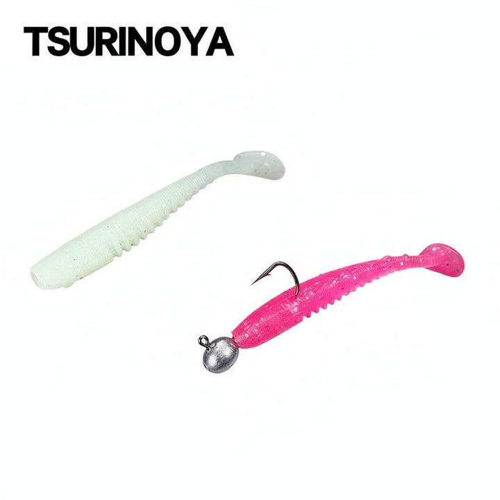 TSURINOYA FLEX 38mm T Tail Soft Bait - Fish & Cheaps | Fishing & Outdoor Gear